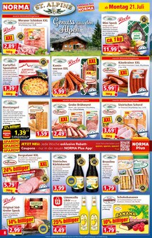 Norma Prospekt der aktuellen Woche, gĂĽltig von 21.07.2025 bis 26.07.2025 Aktueller Norma Prospekt "Mehr fĂĽrs Geld" mit 18 Seiten