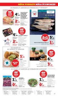Promotion Kiwi dans le prospectus Hyper U, valable du 27/01/2026 au 08/02/2026 Promo Kiwi dans le catalogue Hyper U du moment à la page 27