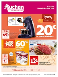 Catalogue Supermarchés Auchan Supermarché en cours à Le Beausset et alentours, Auchan supermarché, 32 pages, 09/07/2024 - 21/07/2024