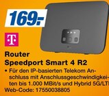 expert Warendorf - Router Speedport Smart 4 R2 Angebot im Prospekt Router Speedport Smart 4 R2 bei expert im Warendorf Prospekt für 169,00 €