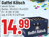 Gaffel Kölsch bei Trinkgut im Ahaus Prospekt für 14,99 €