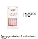 Faux ongles fantasy french colorés - KISS en promo chez Monoprix Rouen à 10,90 €