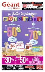 Catalogue Géant Casino "Les belles inspirations pour bébé", 28 pages, à Saint-Denis, 06/01/2020 - 02/02/2020 Prospectus Géant Casino "Les belles inspirations pour bébé", 28 pages, à Saint-Denis, 06/01/2020 - 02/02/2020