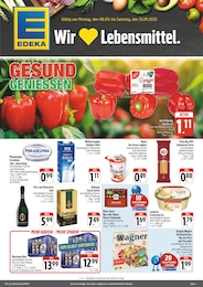 EDEKA Prospekt für Oberaurach mit 4 Seiten EDEKA Prospekt "Wir lieben Lebensmittel!" für Oberaurach, 4 Seiten, 08.09.2025 - 13.09.2025