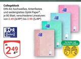 Aktuelle Schulbedarf Angebote bei GLOBUS in Koblenz Aktuelles Collegeblock Angebot bei GLOBUS in Koblenz ab 2,49 €