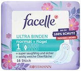 Ultra-Binden Normal mit Flügeln von facelle im aktuellen Rossmann Prospekt für 0,89 €