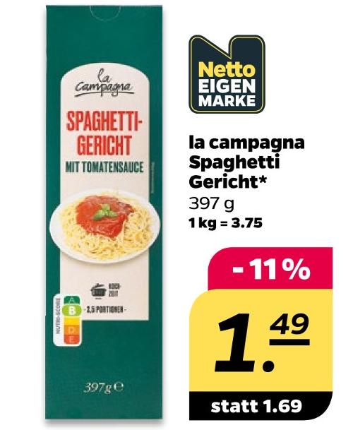 Spaghetti Gericht