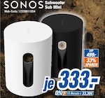 Subwoofer Sub Mini Angebote von SONOS bei expert Homburg