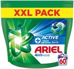 Pods Active XXL Pack - ARIEL en promo chez Lidl Boulogne-sur-Mer à 14,99 €