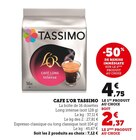 Cafe l'or tassimo en promo chez Bi1 Troyes à 2,37 €