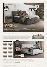 Boxspringbett im XXXLutz Prospekt Boxspringbett im XXXLutz Prospekt Dieter Knoll auf S. 18