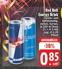 Aktuelles Red Bull Energy Drink oder Red Bull Blue Edition Angebot bei EDEKA in Solingen (Klingenstadt) ab 0,85 €