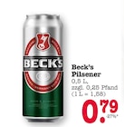 Pilsener Angebote von Beck's bei E center Mannheim für 0,79 €