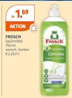 Spülmittel Angebote von FROSCH bei Müller Oberhausen für 1,69 €