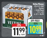 Pilsener Angebote von Veltins bei EDEKA Hof für 10,99 €