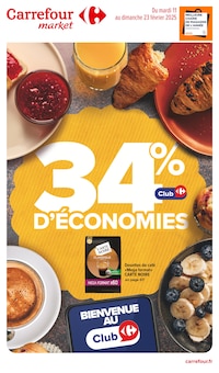 Prospectus Carrefour Market de la semaine "Carrefour Market" avec 1 pages, valide du 11/02/2025 au 23/02/2025 pour Lignières et alentours