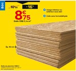 Dalle de plancher OSB 3 à 8,75 € dans le catalogue Castorama