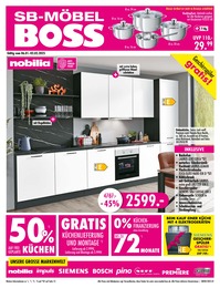 SB Möbel Boss Prospekt für Wolfsburg mit 12 Seiten SB Möbel Boss Prospekt für Wolfsburg: "KÜCHEN ANGEBOTE", 12 Seiten, 06.01.2025 - 02.02.2025