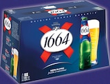 Bière blonde - 1664 en promo chez Intermarché Express Nanterre à 7,52 €