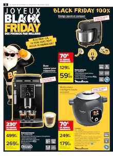 Prospectus Carrefour Market de la semaine "JOYEUX BLACK FRIDAY" avec 2 pages, valide du 19/11/2024 au 01/12/2024 pour Toulouse et alentours