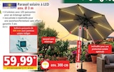 Norma Mirecourt - Promo Parasol solaire à LED env. Ø 3 m Promo Parasol solaire à LED env. Ø 3 m à 59,99 € dans le catalogue Norma à Mirecourt