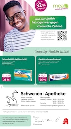 mea - meine apotheke Prospekt für Linden mit 4 Seiten mea - meine apotheke Prospekt für Linden: "Unsere Juni-Angebote", 4 Seiten, 01.06.2026 - 30.06.2026