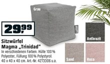 Sitzwürfel Magma „Trinidad“ bei OBI in Gelsenkirchen Sitzwürfel Magma „Trinidad“ im Angebot bei OBI Gelsenkirchen für 29,99 €