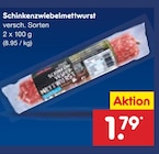 Schinkenzwiebelmettwurst für 1,79 € bei Netto Marken-Discount im Angebot Schinkenzwiebelmettwurst im aktuellen Netto Marken-Discount Prospekt