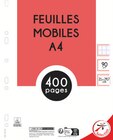 Feuilles simples a4 perforées - DOMÉDIA dans le catalogue Intermarché