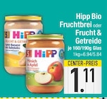 Bio Fruchtbrei Frucht & Getreide von Hipp im aktuellen EDEKA Prospekt für 1,11 €