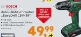 Akku-Bohrschrauber „EasyDrill 18V-38“ Angebote von BOSCH bei Globus-Baumarkt Bornheim für 49,99 €