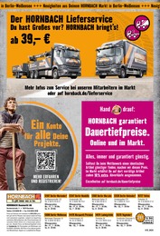 Hornbach Lieferservice im Prospekt 