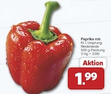 Aktuelles Paprika rot Angebot bei famila Nordwest in Oldenburg ab 1,99 €