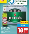 Aktuelle Becks Angebote bei Netto Marken-Discount in Offenbach (Main) Aktuelles Pils Angebot bei Netto Marken-Discount in Offenbach (Main) ab 18,99 €