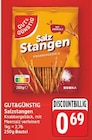 Salzstangen von GUT&GÜNSTIG für 0,69 € bei E center im Angebot Salzstangen von GUT&GÜNSTIG im aktuellen E center Prospekt