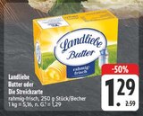 Butter rahmig-frisch Angebote von Landliebe bei E center Suhl für 1,29 €