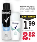 Deo Spray Angebote von Rexona bei E center Frankfurt für 1,99 €