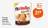 nutella biscuits von Ferrero im aktuellen tegut Prospekt für 2,49 €