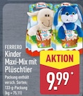 Kinder Maxi-Mix mit Plüschtier im Angebot bei ALDI Nord in Oranienburg Kinder Maxi-Mix mit Plüschtier Angebote von Ferrero bei ALDI Nord Oranienburg für 9,99 €