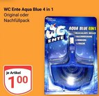 Aqua Blue 4 in 1 im Angebot bei GLOBUS in Herne Aqua Blue 4 in 1 Angebote von WC Ente bei GLOBUS Herne für 1,00 €