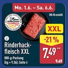 Rinderhackfleisch XXL bei ALDI Nord im Lemgo Prospekt für 7,49 €