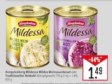 Aktuelles Mildessa Mildes Weinsauerkraut oder Traditioneller Rotkohl Angebot bei Marktkauf in Stuttgart ab 1,49 €