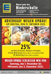 Supermarkt Prospekt von EDEKA Schloß Holte-Stukenbrock EDEKA Prospekt: "Aktuelle Angebote", 24 Seiten, 27.10.2025 - 31.10.2025