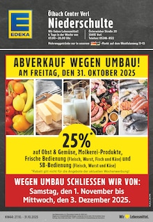 EDEKA Prospekt Verl "Aktuelle Angebote" mit 24 Seiten