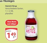 Sirup Angebote von Hainich bei GLOBUS Halle für 1,49 €