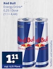 Aktuelle Red Bull Angebote bei Getränkewelt in Erkrath Aktuelles Energy Drink Angebot bei Getränkewelt in Erkrath ab 1,11 €