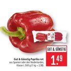 Paprika rot Angebote von Gut & Günstig bei Marktkauf Reutlingen für 1,49 €