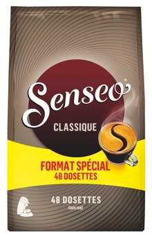 Dosettes Espresso - SENSEO - Carrefour Market Dosettes Espresso - SENSEO à 3,27 € dans le catalogue Carrefour Market "Maintenant et moins cher !"