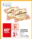 CAMEMBERT - LE RUSTIQUE dans le catalogue Auchan Supermarché