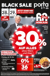 porta Möbel Prospekt für Zwickau mit 1 Seite porta Möbel Prospekt für Zwickau: "BLACK SALE", 1 Seite, 28.11.2025 - 29.11.2025